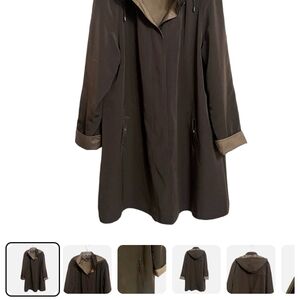 Gallery Dark Brown Trench Coat